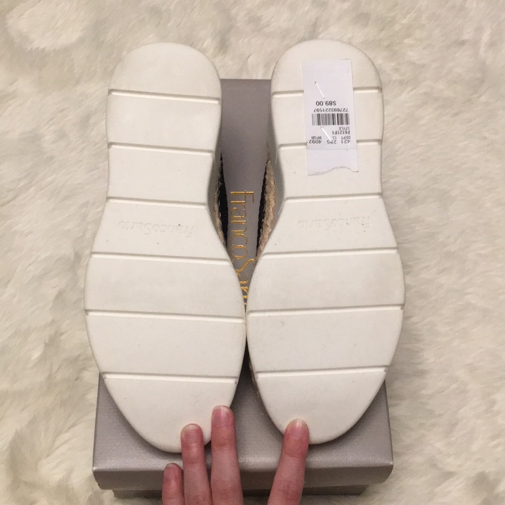 NIB Franco Sarto Pascha Black Mesh Slip On Black - Picture 6 of 7